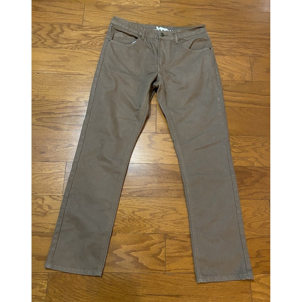 Bulletprufe Denim Jeans khakis Tan Brown 34x32 Super Stretch Tough NC Black Mntn